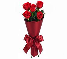 Букет 5 Красных роз Эдлесс Лав в Алексеевском Ставропольского края