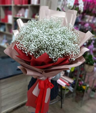 Букет цветов из: Гипсофила в Алексеевском Ставропольского края