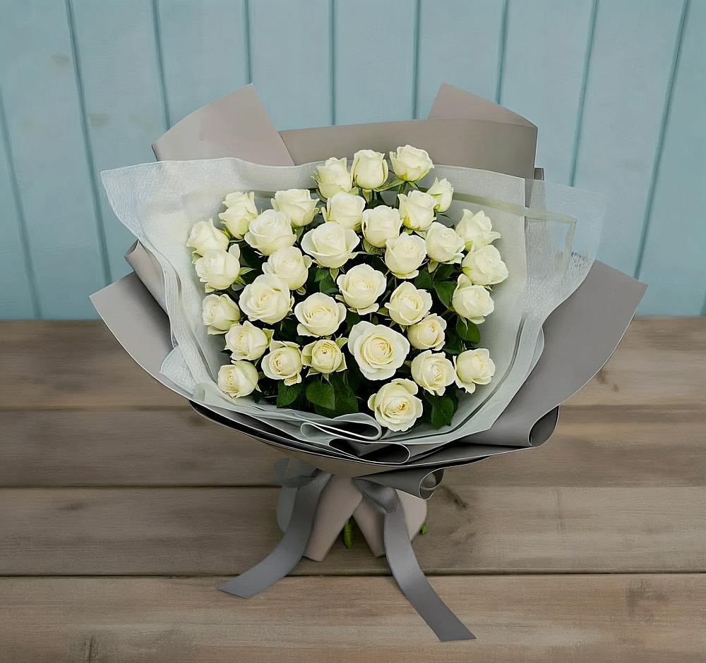 Букет Белоснежная нежность в Алексеевском Ставропольского края