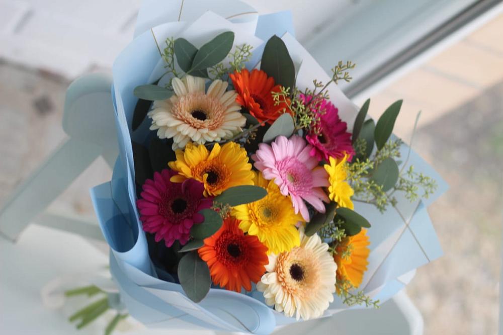 Букет цветов из: Герберы в Алексеевском Ставропольского края