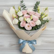 Букет цветов из:  Лизиантусы в Алексеевском Ставропольского края