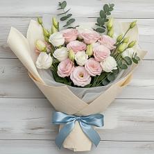 Букет цветов из:  Лизиантусы в Алексеевском Ставропольского края