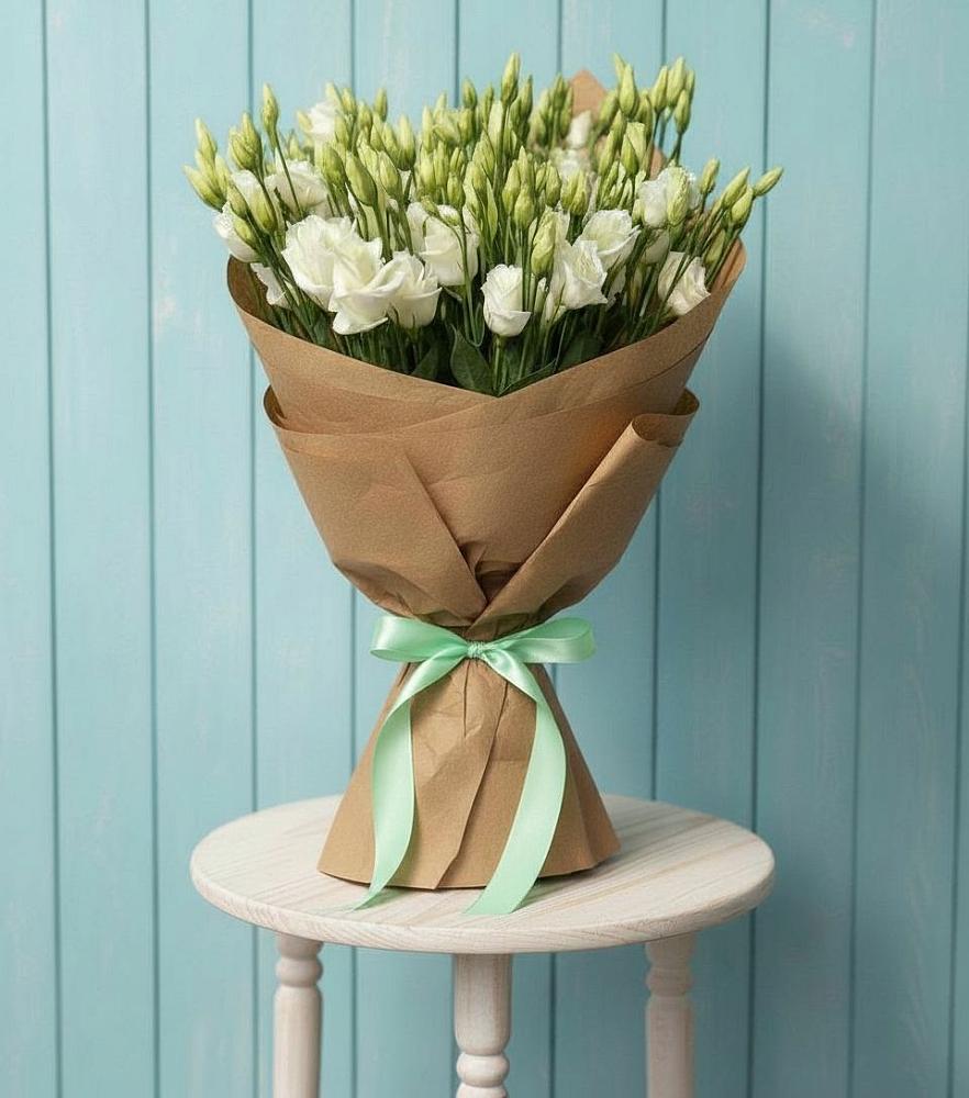 Букет цветов из: Лизиантусы в Алексеевском Ставропольского края