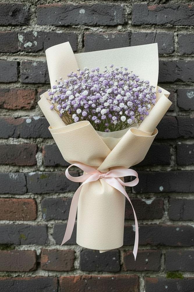 Букет цветов из: Гипсофила в Алексеевском Ставропольского края