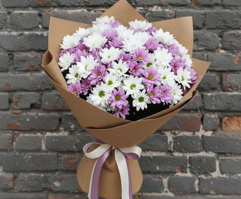 Букет цветов из: Хризантемы в Алексеевском Ставропольского края