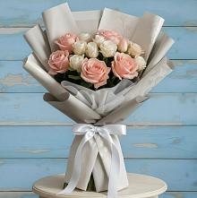 Букет цветов из:  Розы #REPLACE_PRED# Алексеевском Ставропольского края