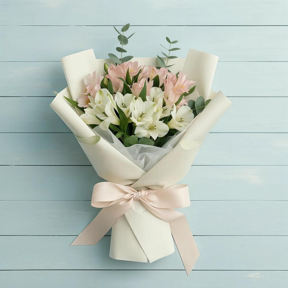 Букет цветов из: Альстромерии в Алексеевском Ставропольского края