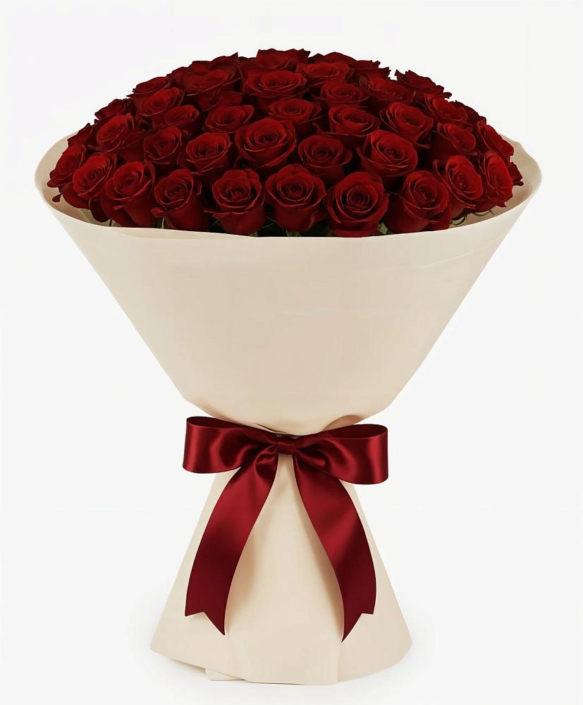 Букет 101 Бордовая роза Блэк Бакарра в Алексеевском Ставропольского края