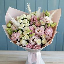 Букет цветов из:  Альстромерии и Розы в Алексеевском Ставропольского края